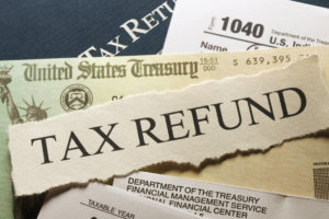 Income tax refund.